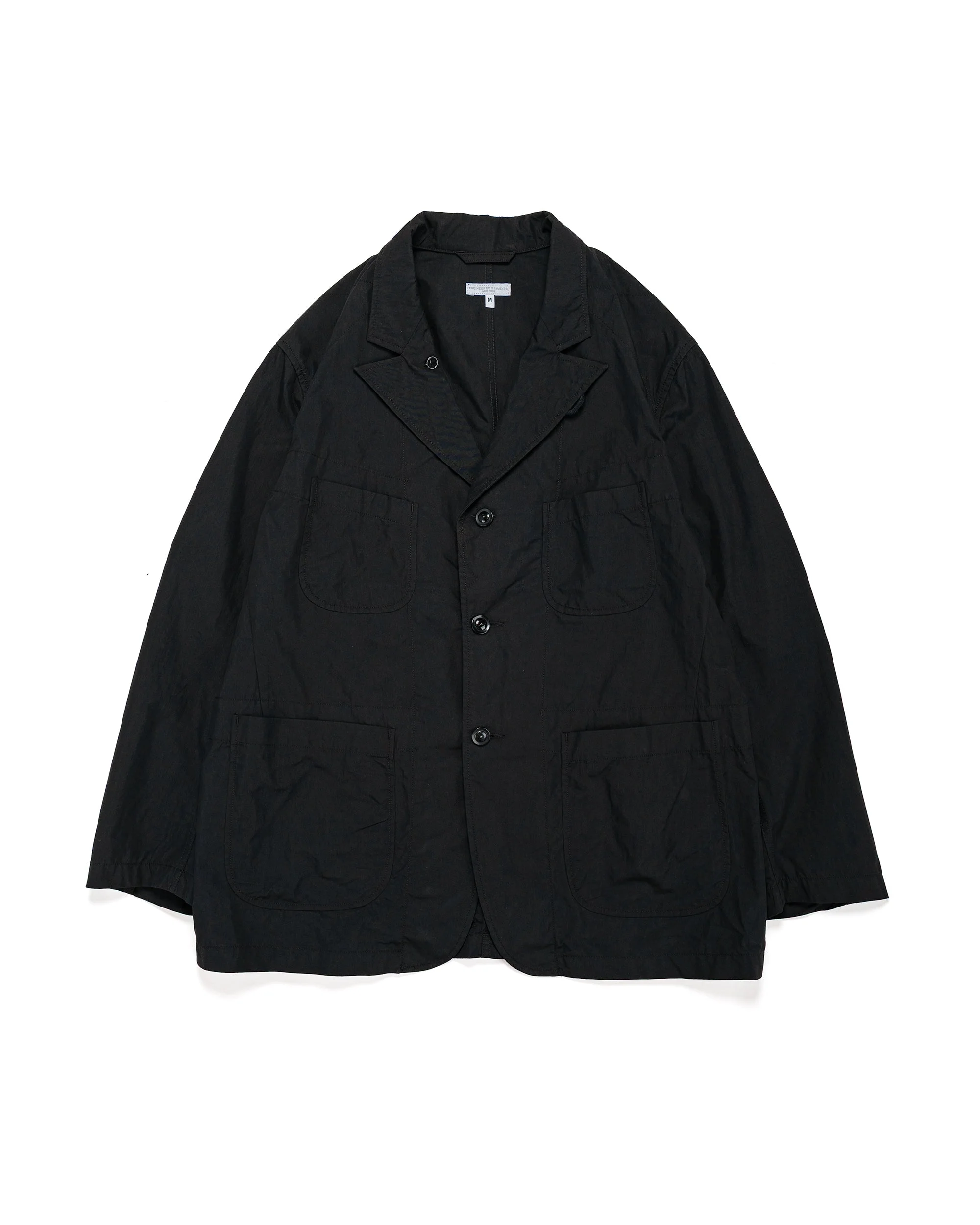 Bedford Jacket Black Lightweight Nyco Poplin - 1
