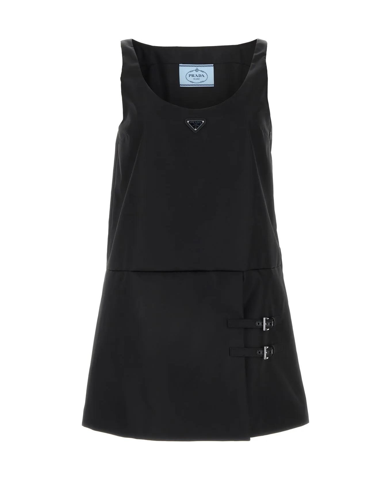 Prada Black Nylon Dress | italist | REVERSIBLE