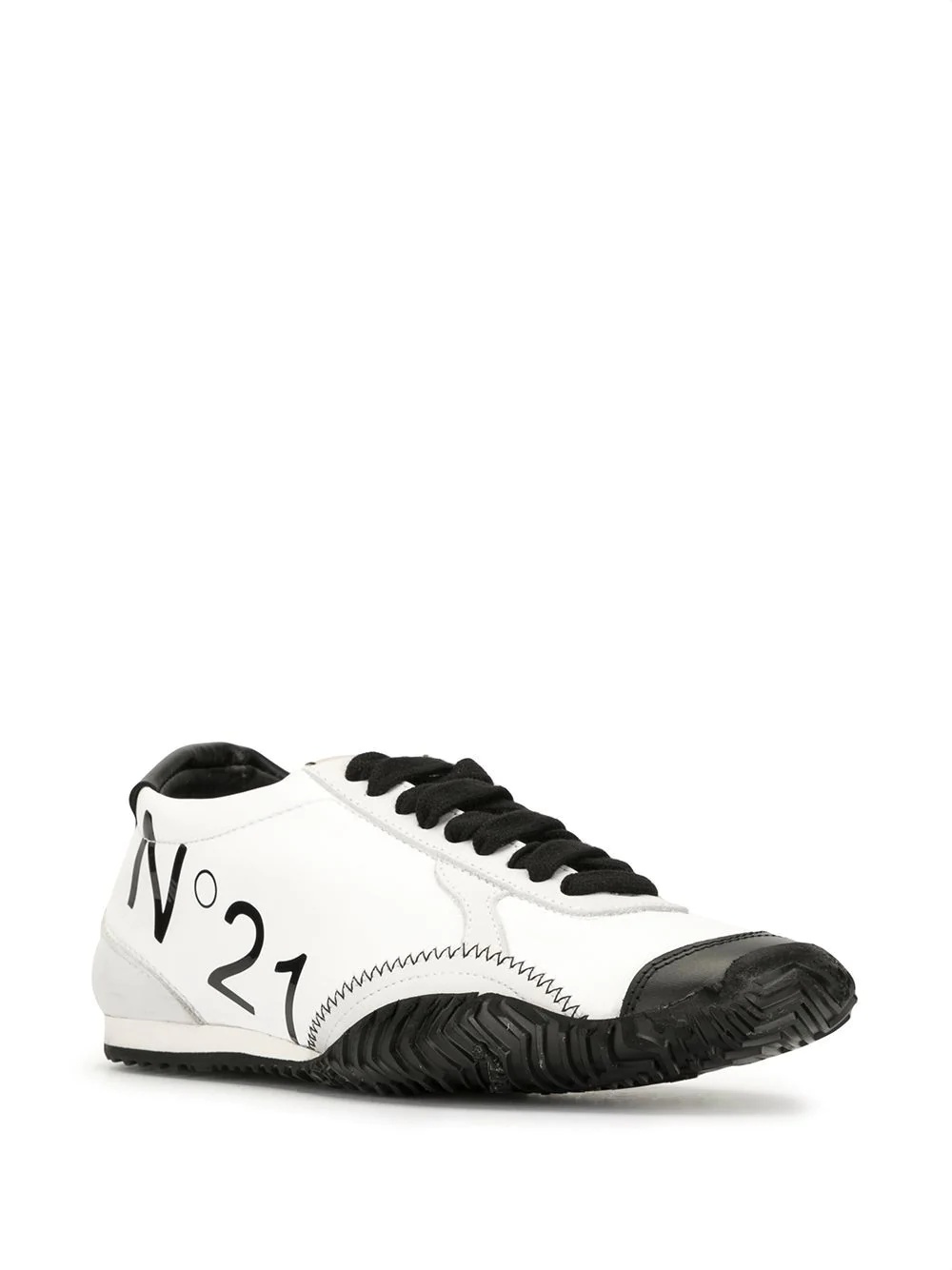 logo detail low-top sneakers - 2