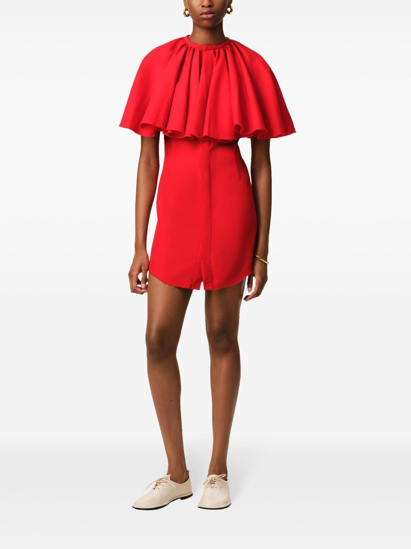 AMI Paris ruffled mini dress outlook
