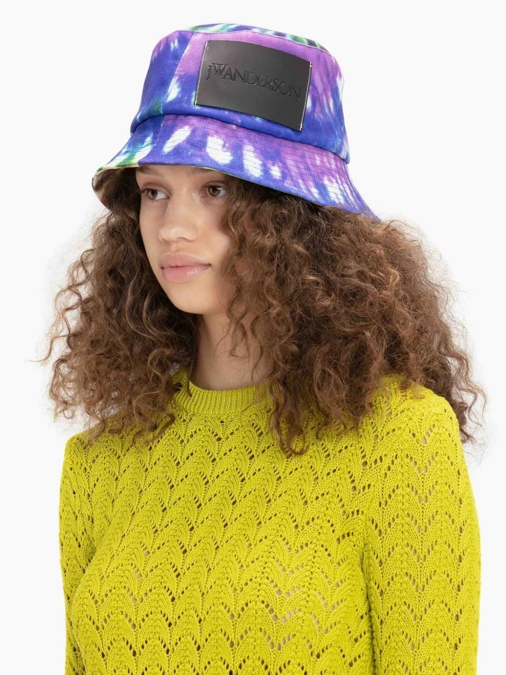 tie-dye logo bucket hat - 3