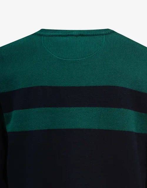 Valentino Navy Blue & Green V Logo Patch Cardigan - 5