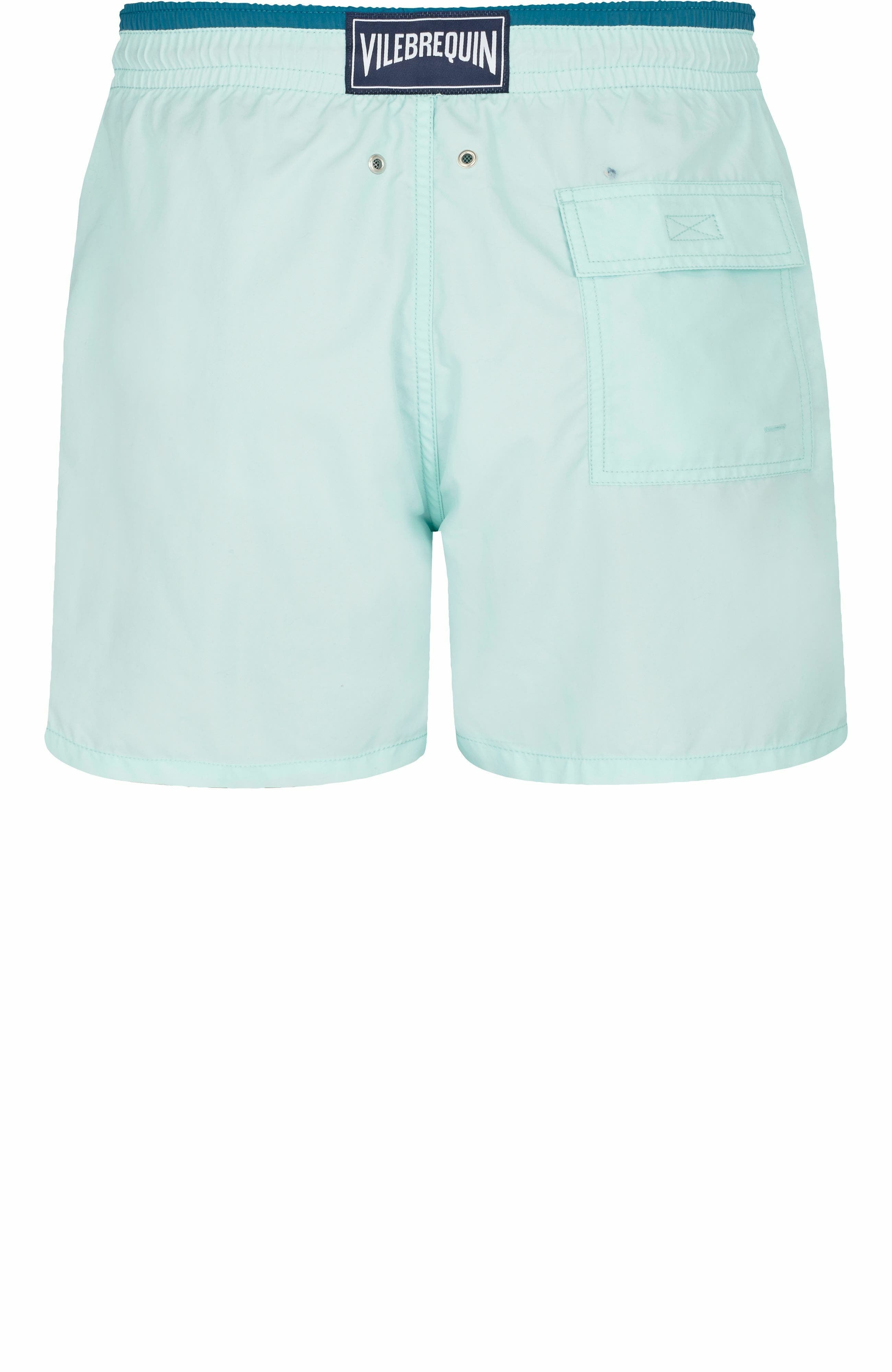 Vilebrequin Men's Solid Bicolor Swim Shorts in Celadon at Nordstrom - 3
