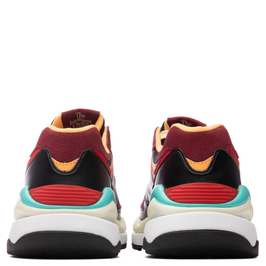 NEW BALANCE WOMEN'S 57/40 - BURGUNDY/MULTI - 4