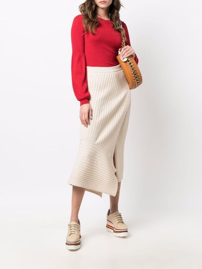 Juliet sleeves crew neck jumper - 3