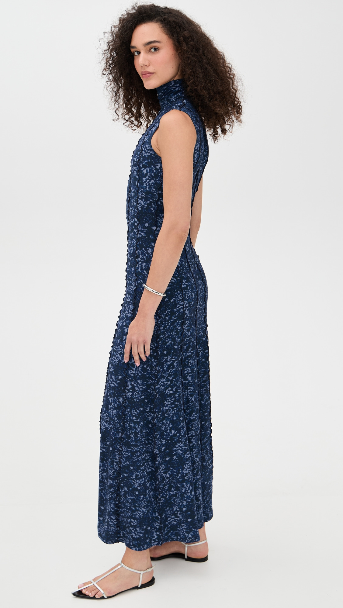 Valentina Dress in Printed Jersey - 3