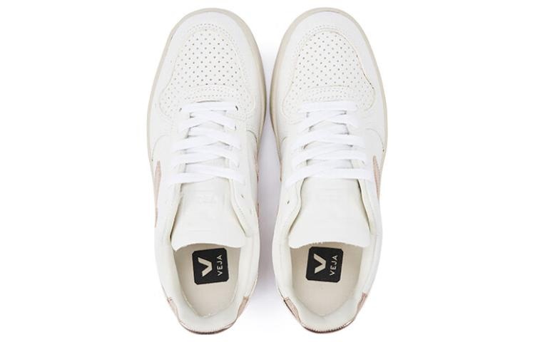 Veja V-10 Chromfree Low-Top Sneakers 'White Gold' VX0502935 - 5
