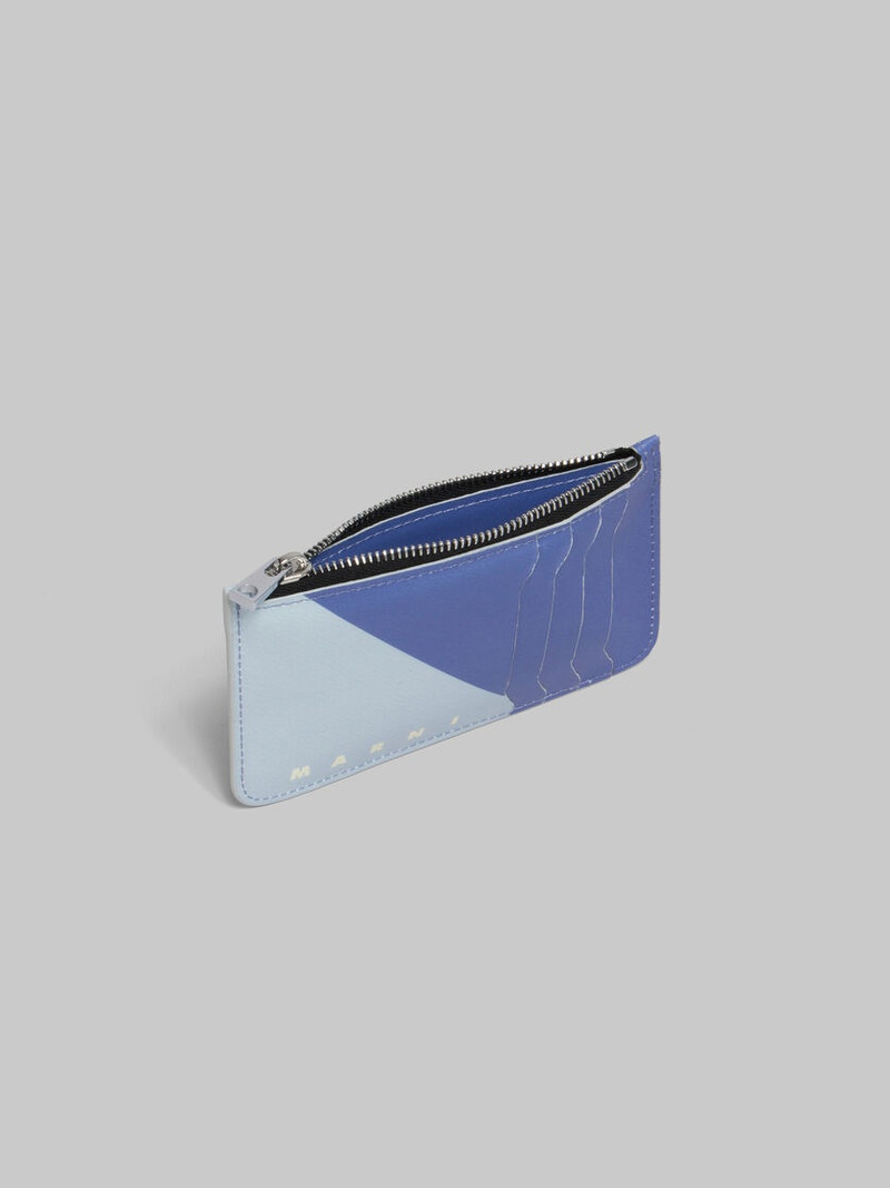 PURPLE AND BLUE TRIBECA CARD CASE 2