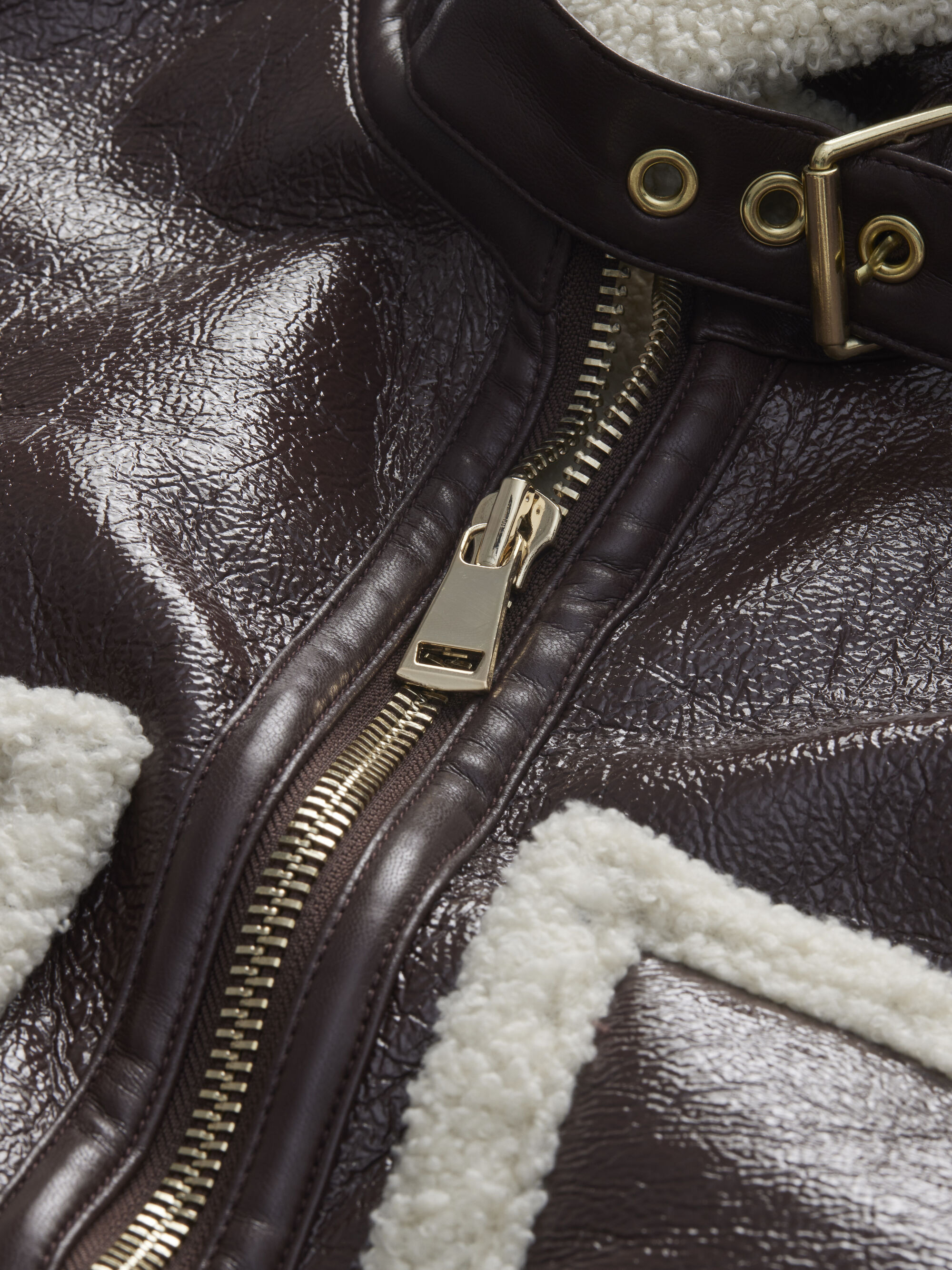 ISAIAH FAUX SHEARLING JACKET - 3