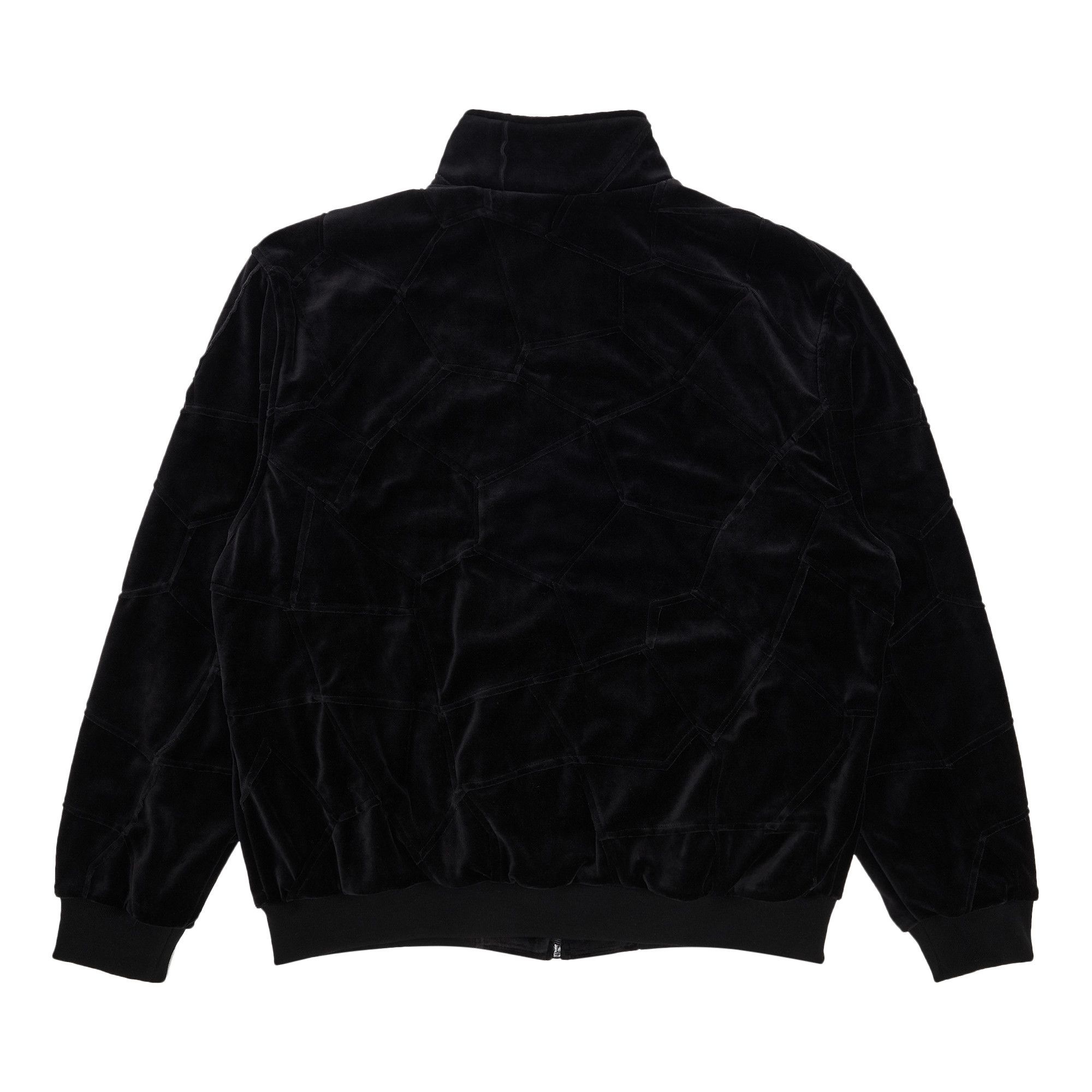 Supreme Patchwork Velour Track Jacket 'Black' - 2