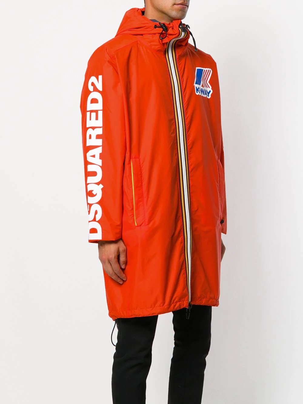 DSQUARED2 x K-Way wind breaker coat - 3