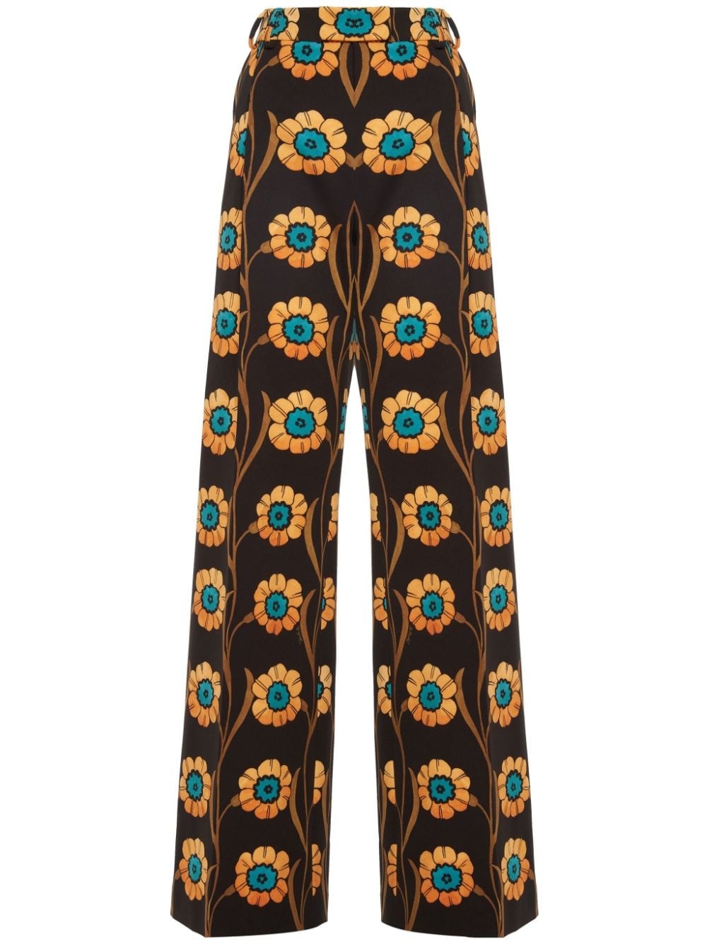 La Comasca floral-print trousers - 1