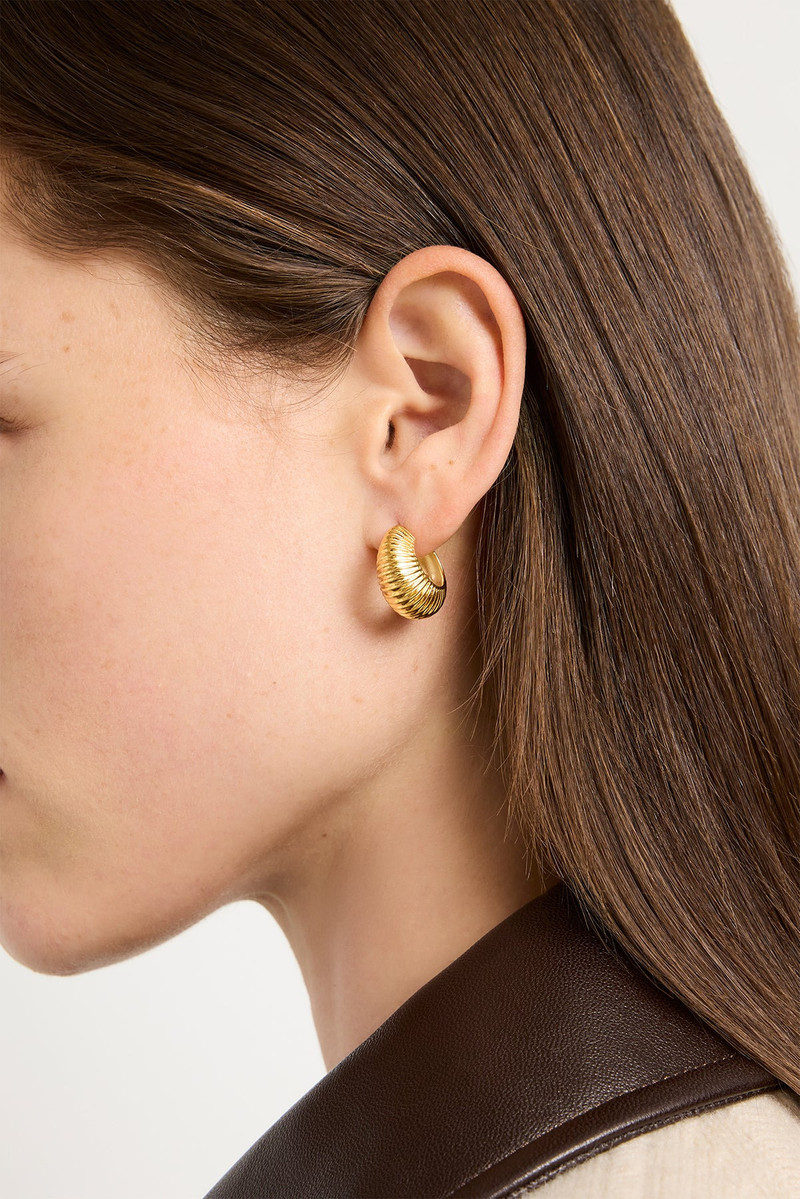 BRANDON MAXWELL Mali Huggie Earrings outlook