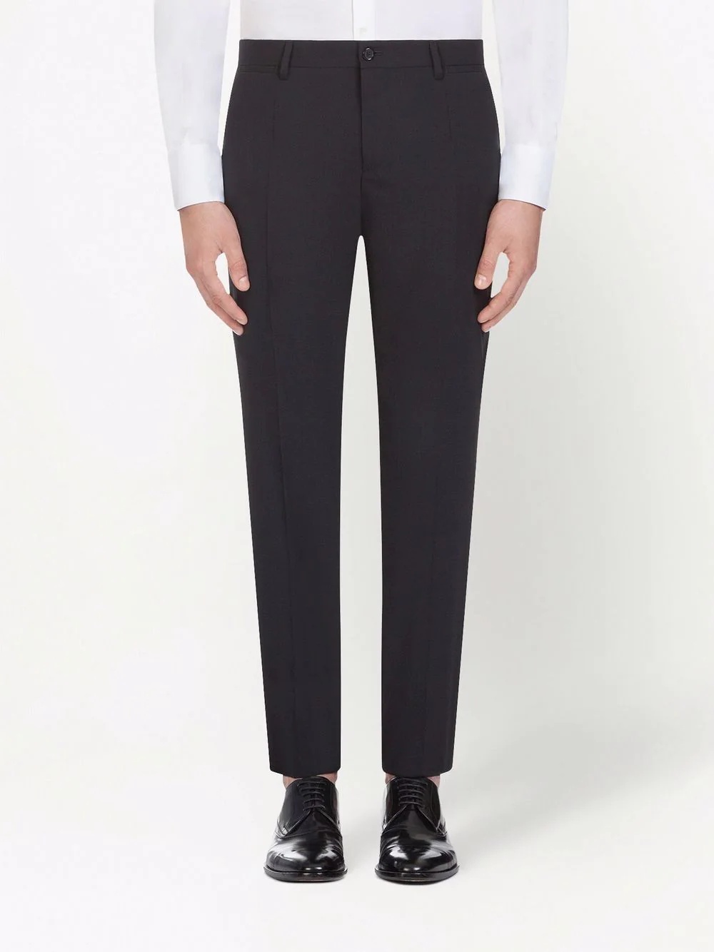 tailored tapered-leg trousers - 3