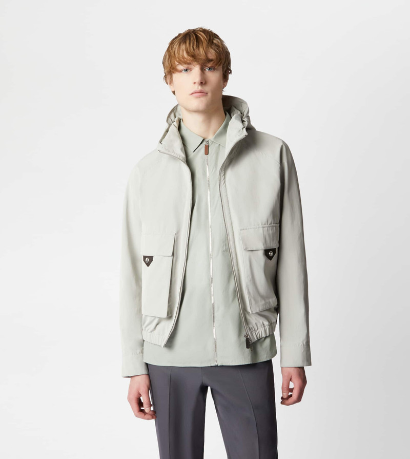 HOODED BLOUSON - GREY 7