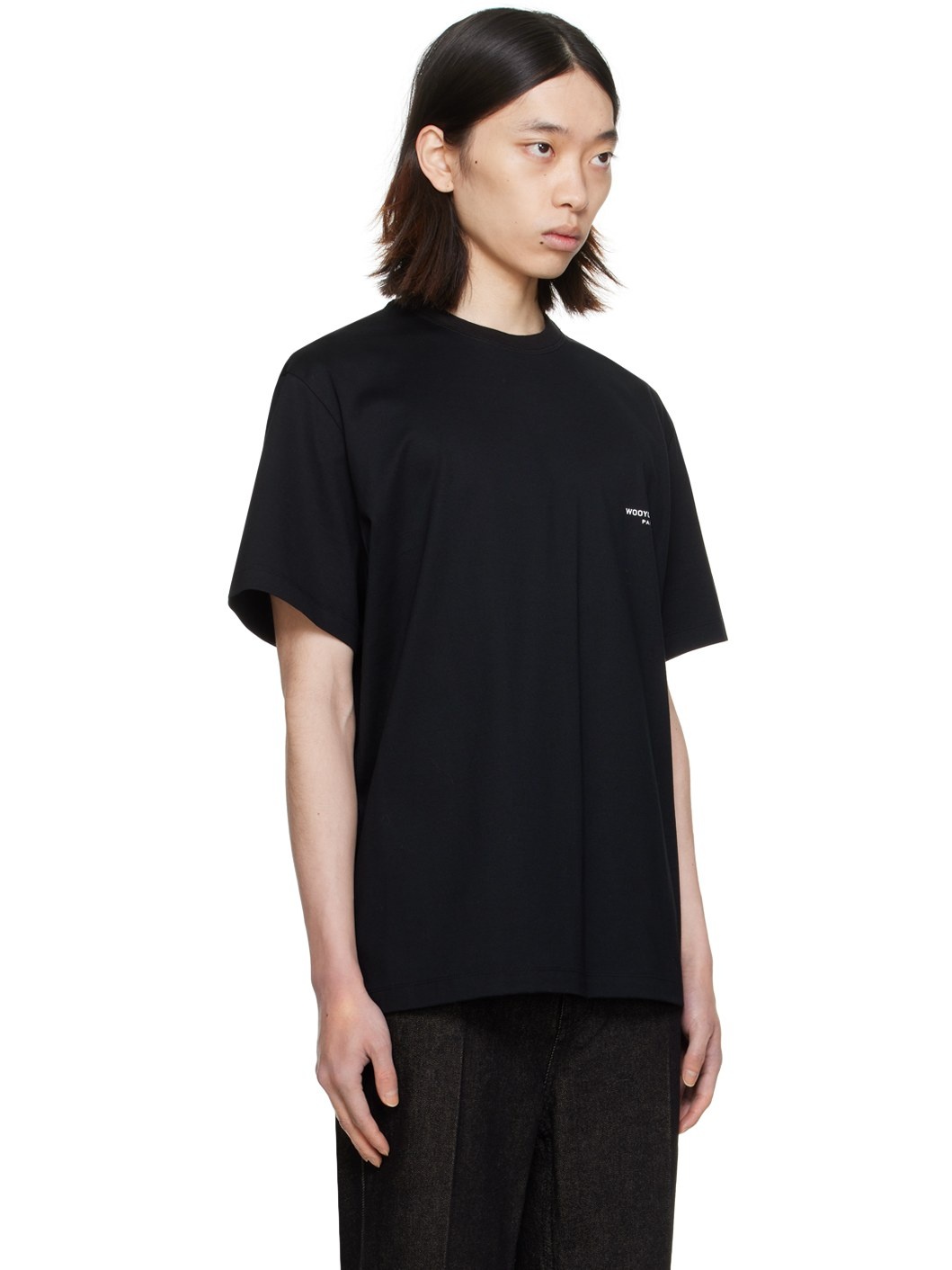 Black Square Label T-Shirt - 2