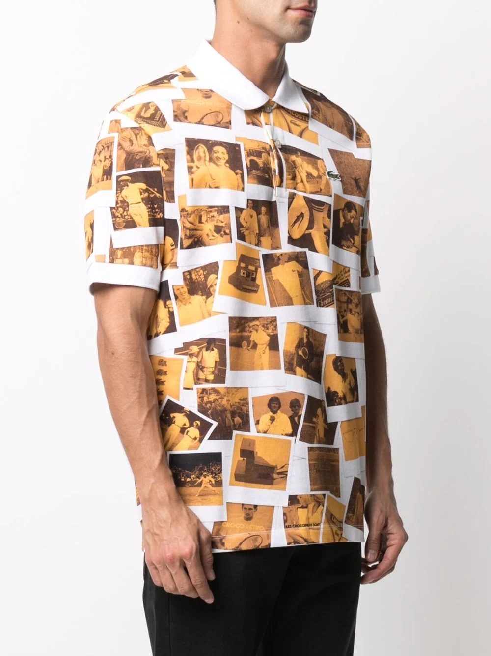 x Polaroïd photograph-print polo shirt - 3