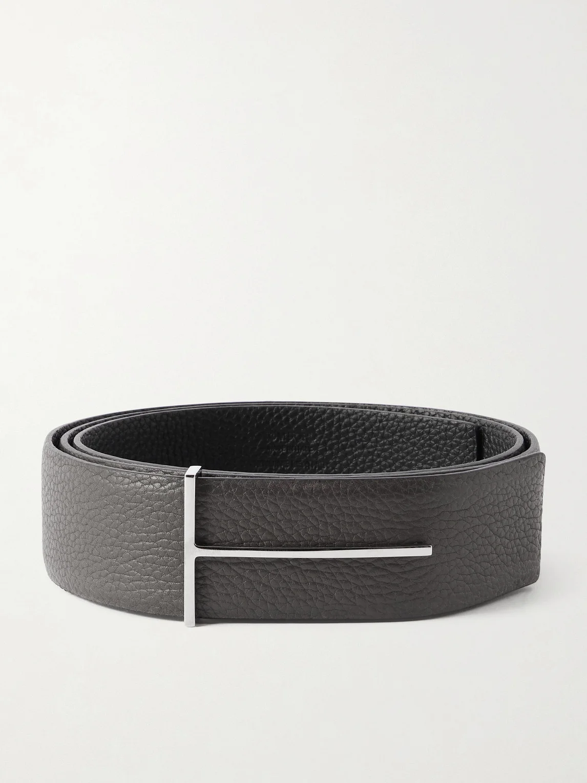 3.8cm Full-Grain Leather Belt - 1