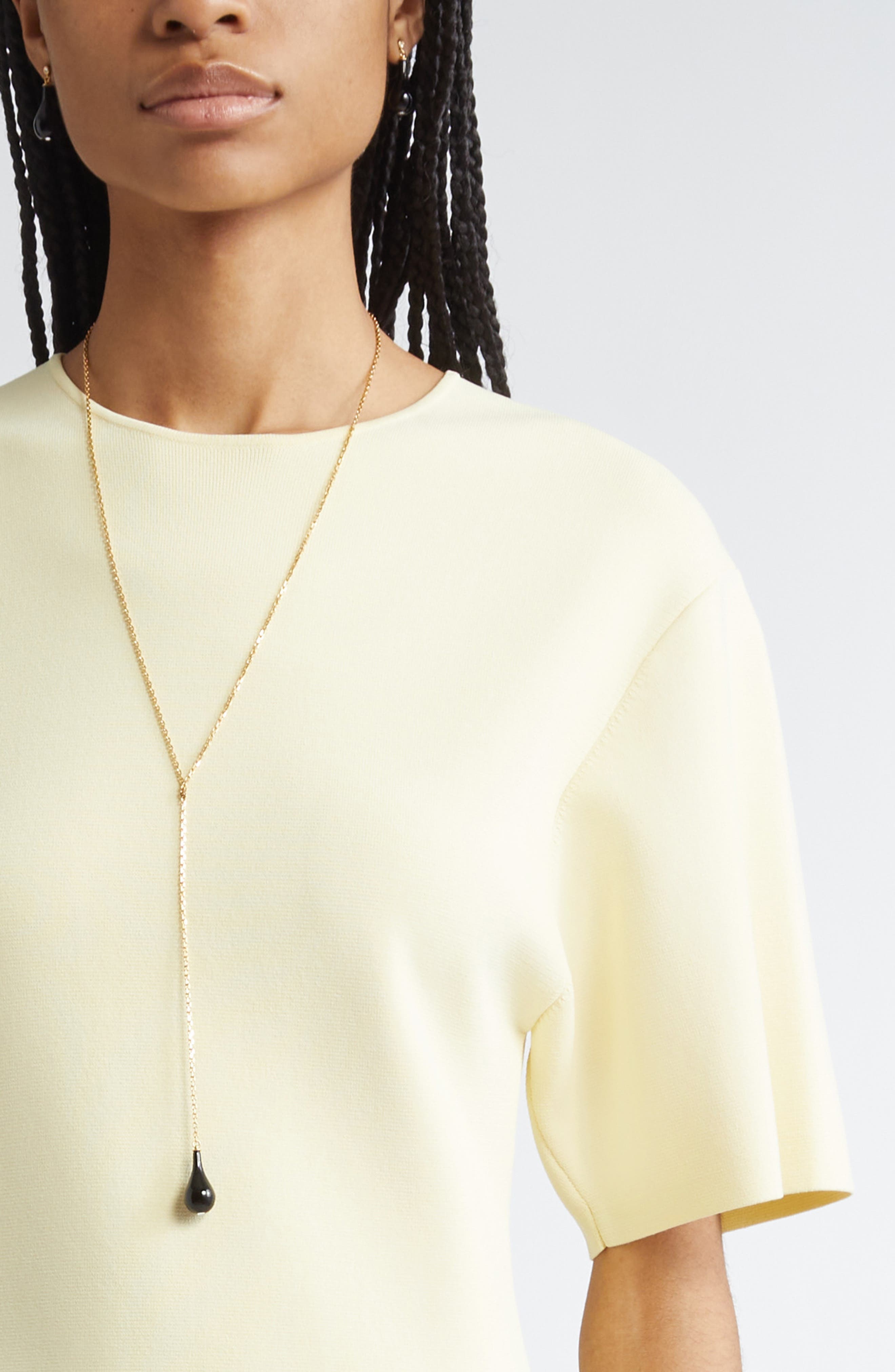 TOTEME Compact Jersey T-Shirt Dress in Straw at Nordstrom - 4