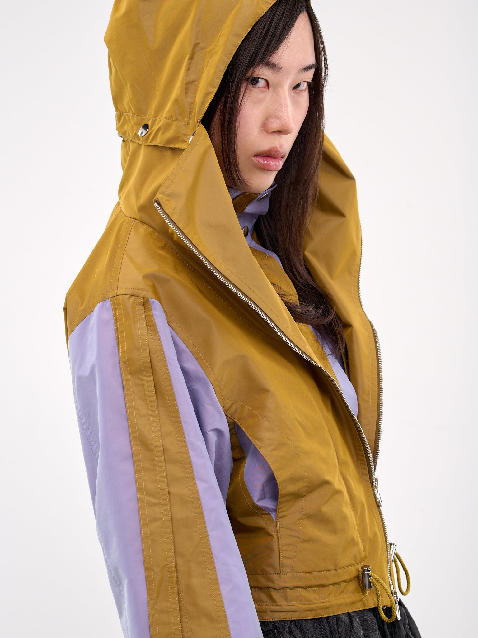 Two-Tone Layered Jacket - 4