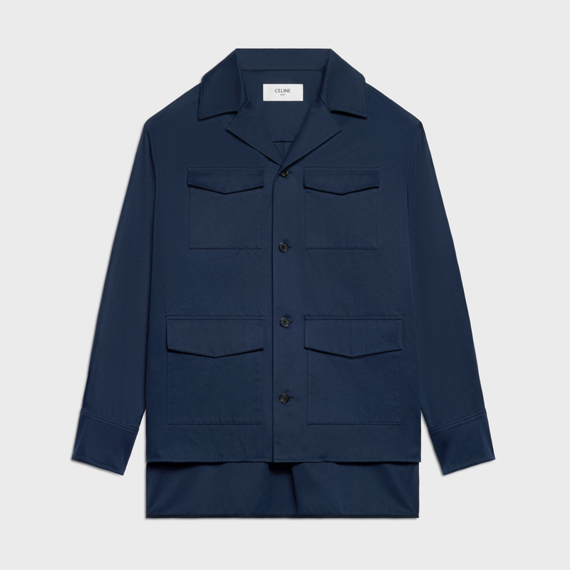 overshirt IN cotton satin 1