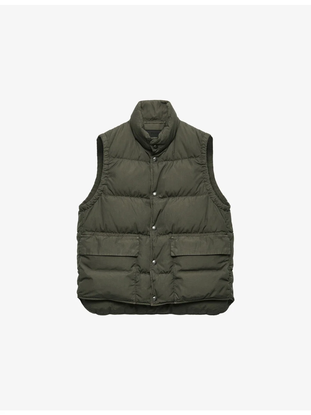 Logo-Embroidered Cotton-Down Gilet - 1