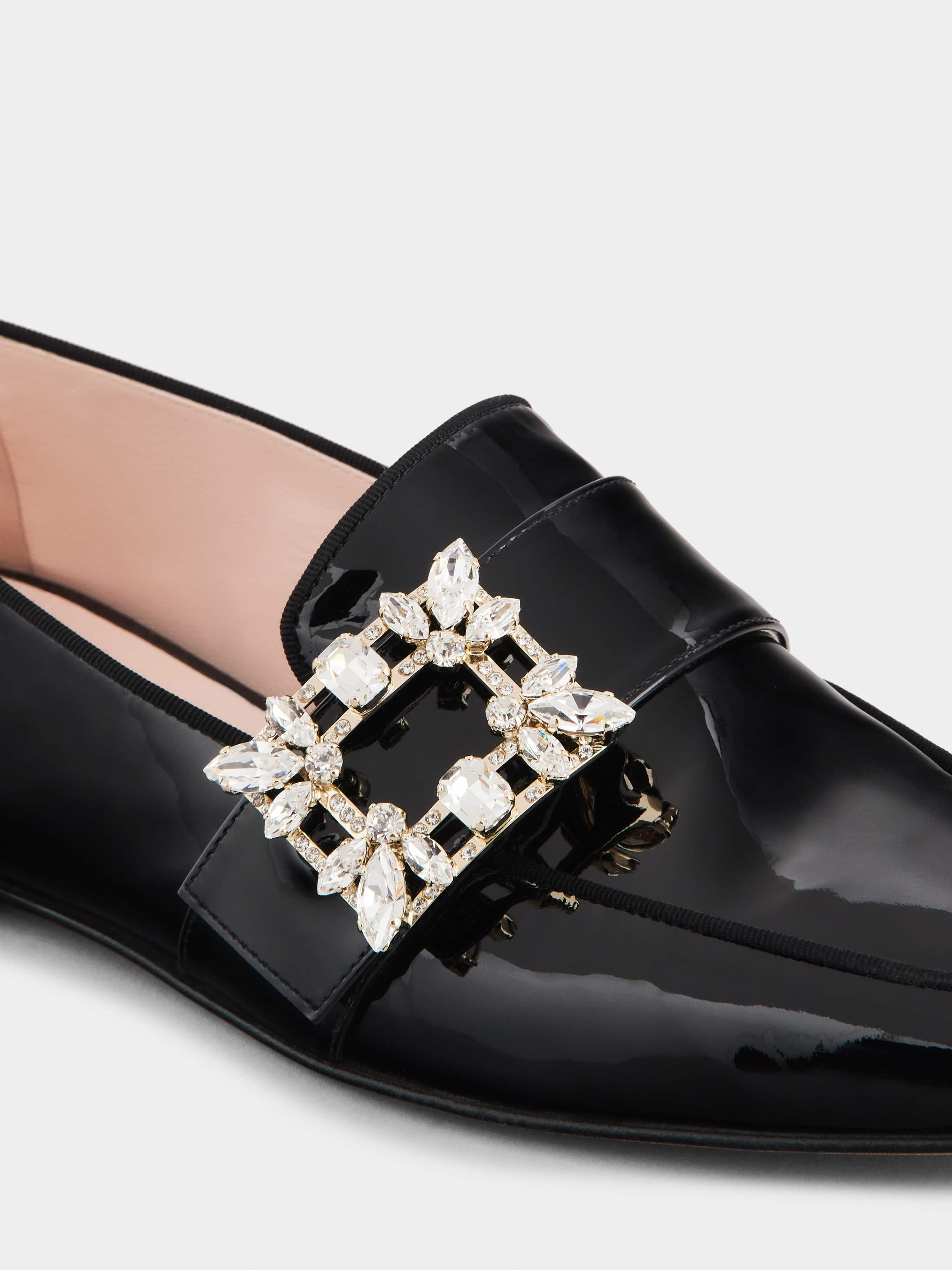 Mini Broche Vivier Buckle Loafers in Patent Leather - 3