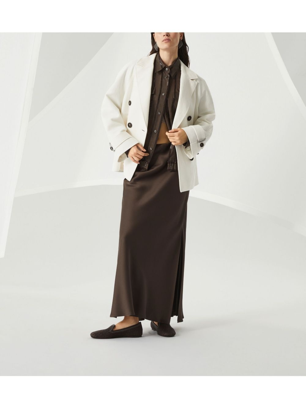 bias-cut maxi skirt - 2