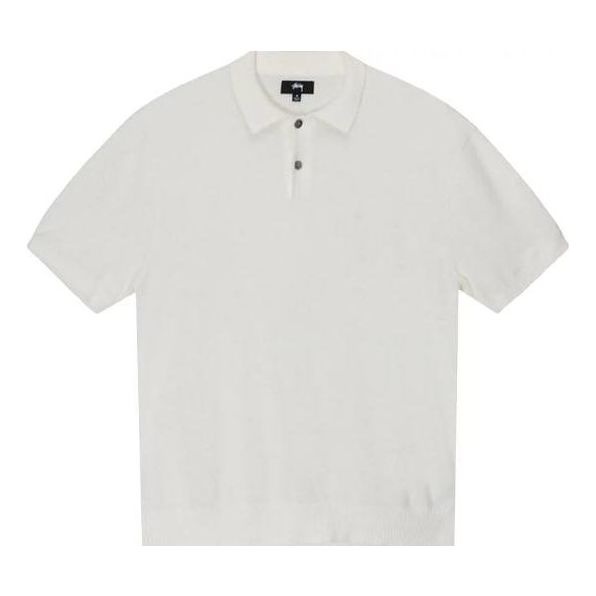 Stussy Textured SS Polo Sweter 'Bone' 117167-BONE - 1