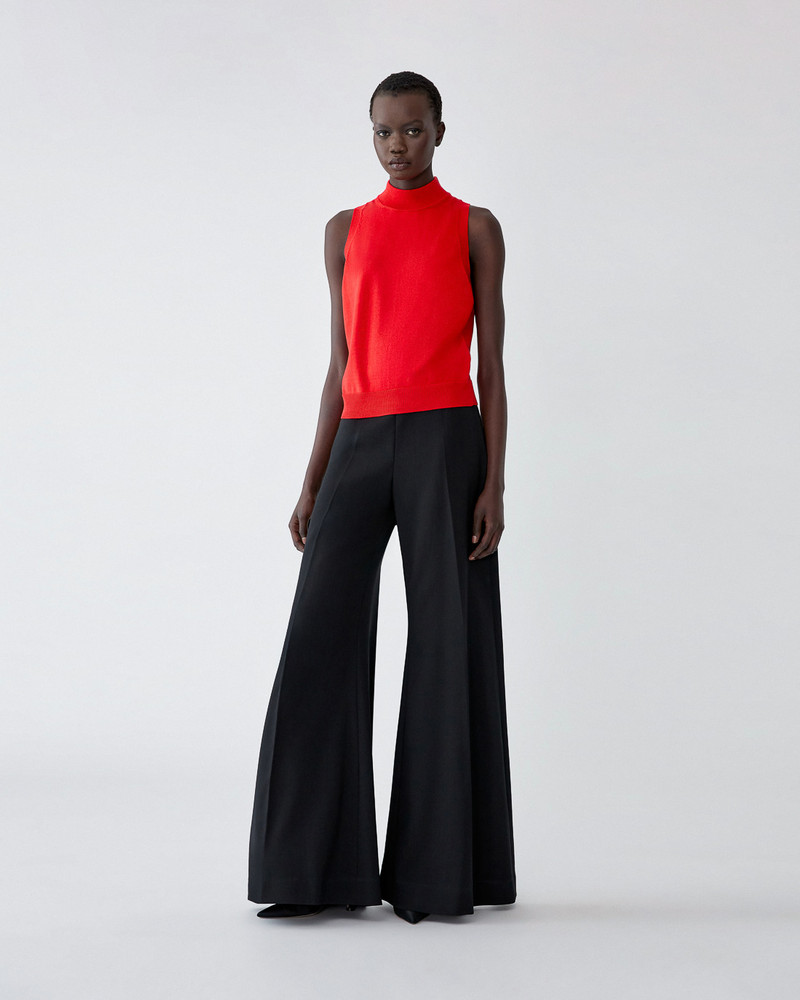 CAROLINA HERRERA Sleeveless Mock-Neck Top outlook