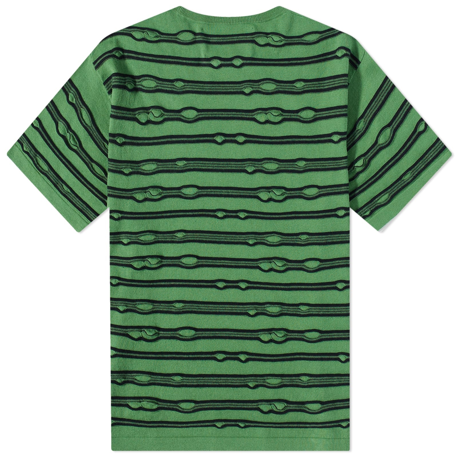 Brain Dead Puckered Striped T-Shirt - 2