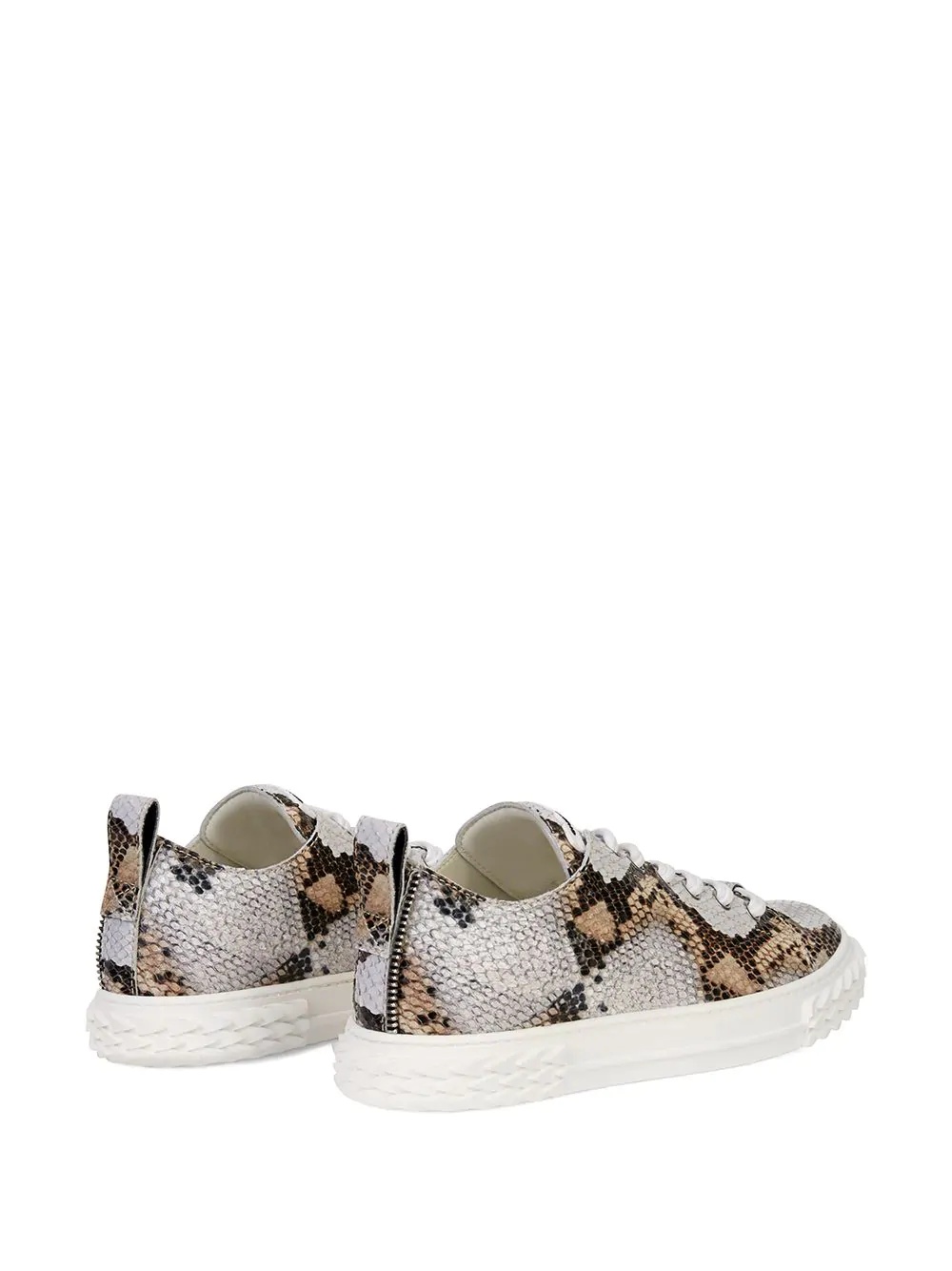 Blabber snakeskin-effect sneakers - 3