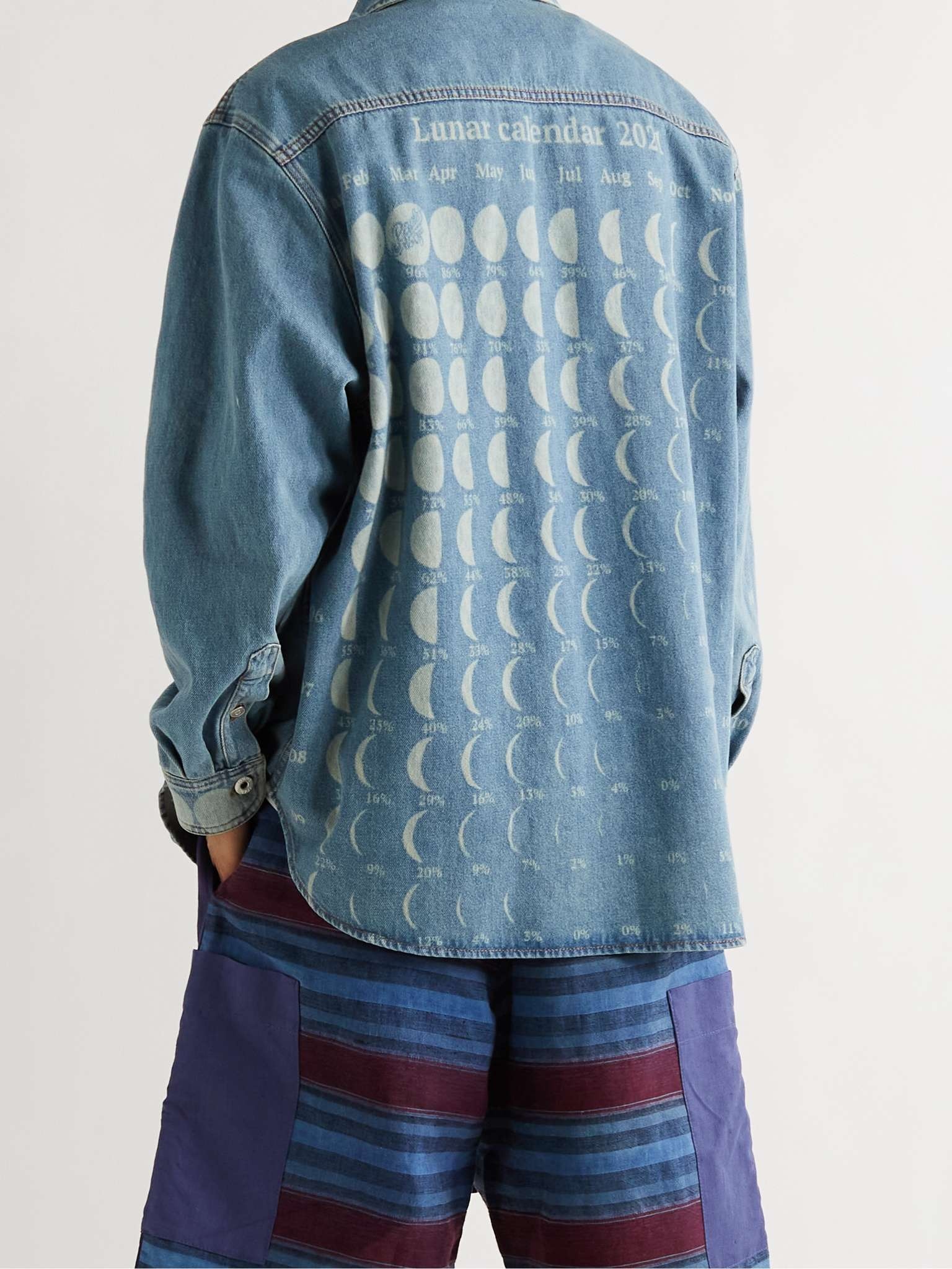 + Paula's Ibiza Printed Denim Overshirt - 4