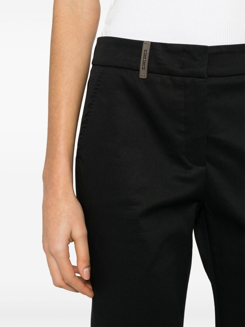 cropped slim-fit trousers 5