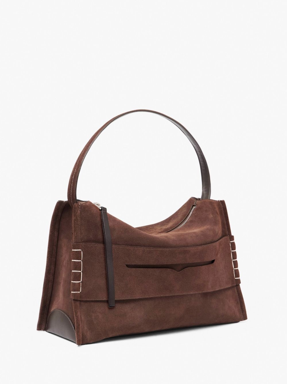 JW Anderson LARGE LOAFER BAG - SUEDE SHOULDER BAG | REVERSIBLE