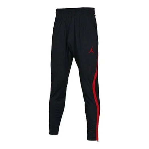 Men's Air Jordan 23 Alpha Dri-fit Training Slim Fit Sports Pants/Trousers/Joggers Black Red 889712-0 - 1