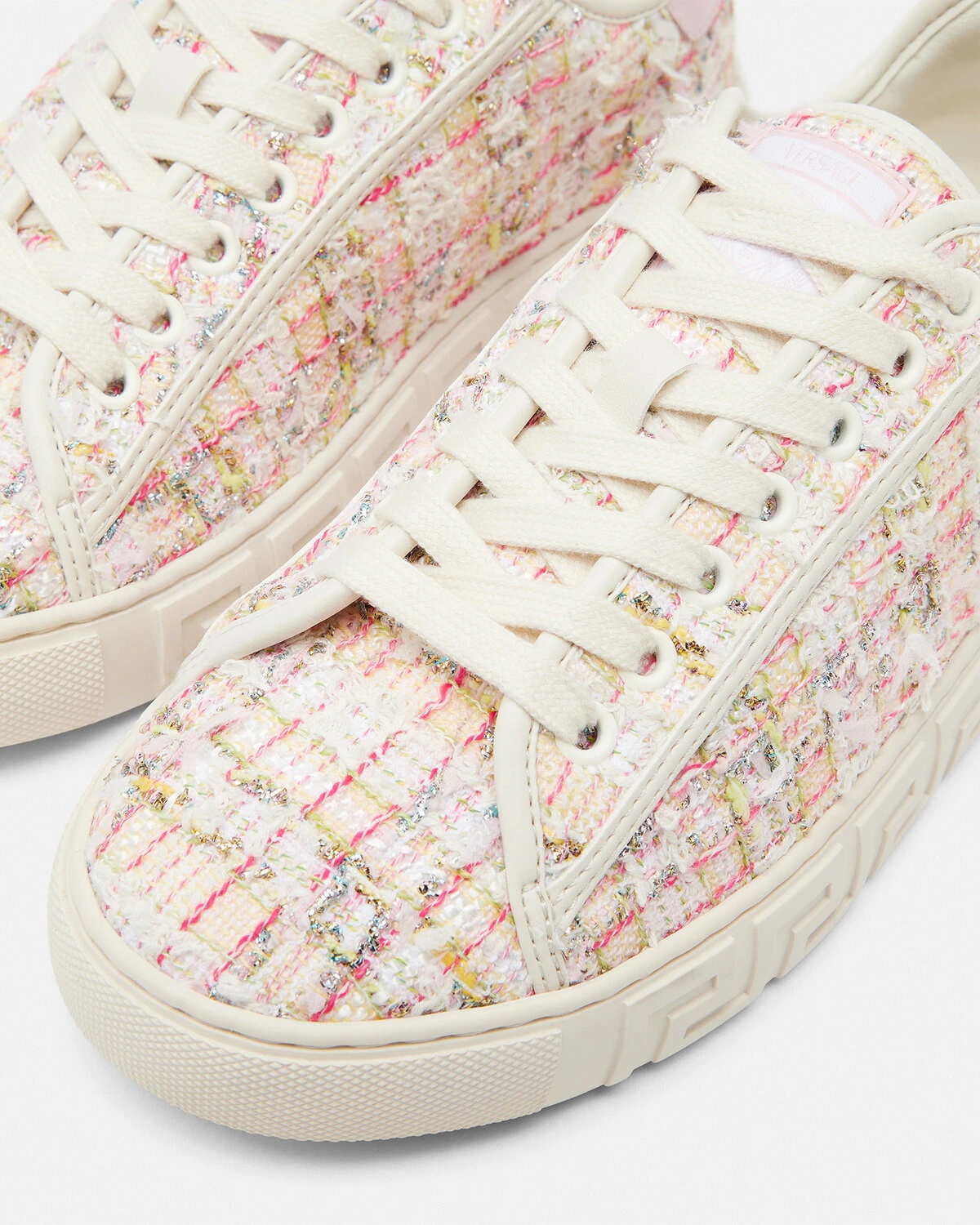 Lurex Tweed Greca Sneakers - 6