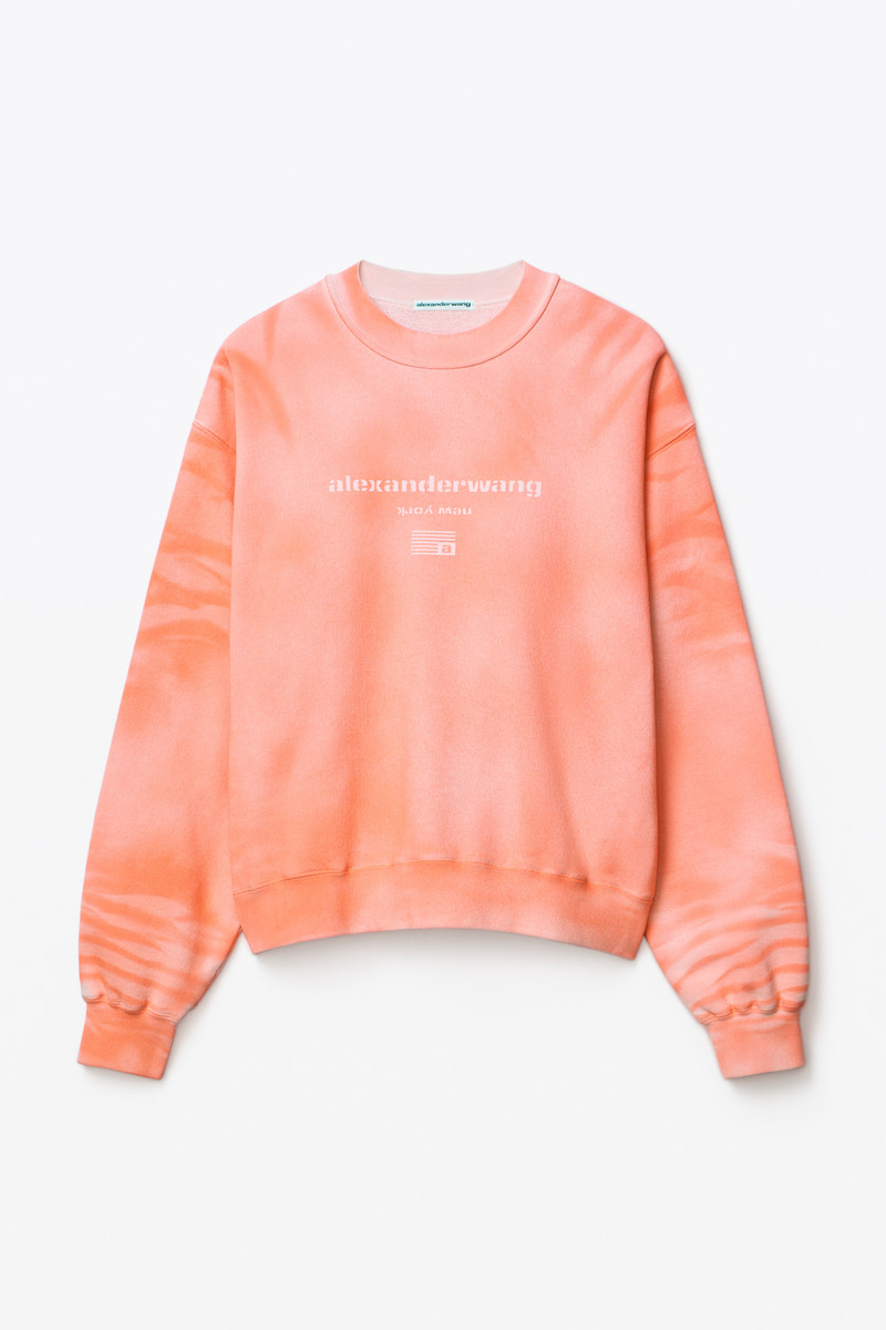 GARMENT DYED SWEATSHIRT IN TERRY 1