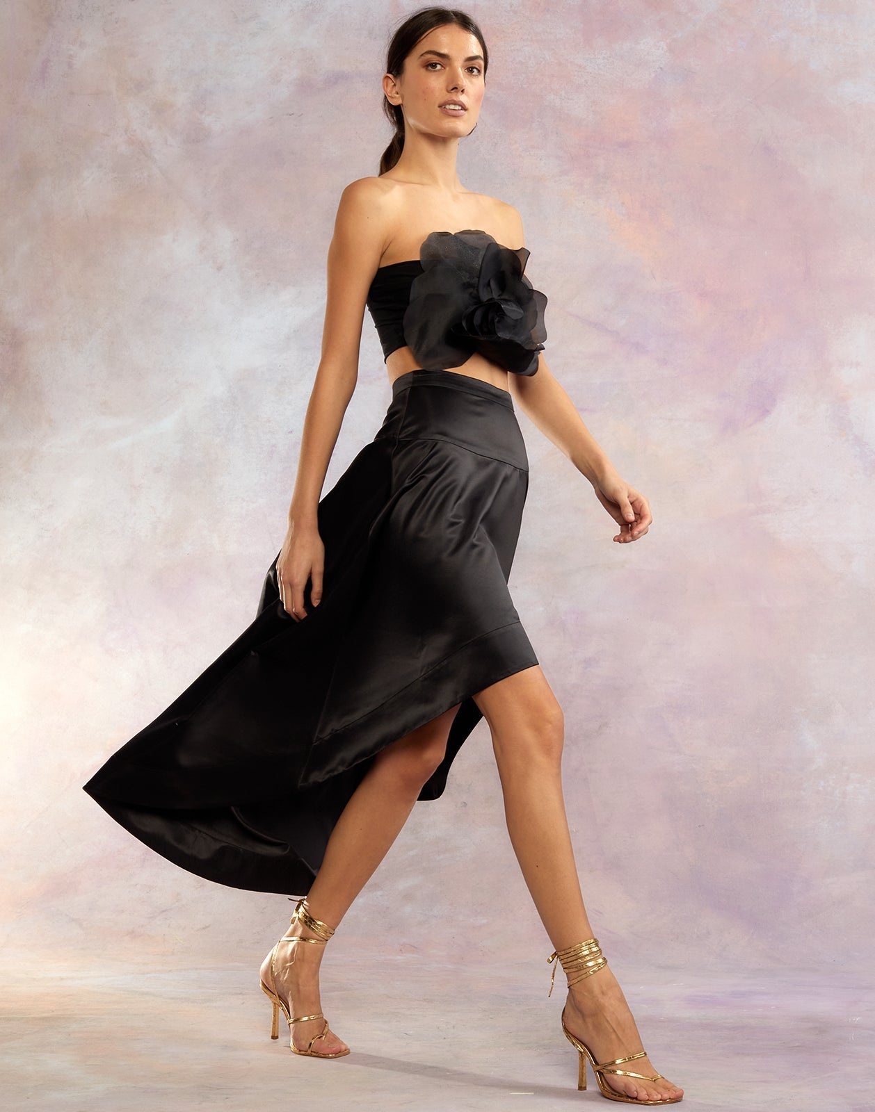 Livia Satin Skirt - 2