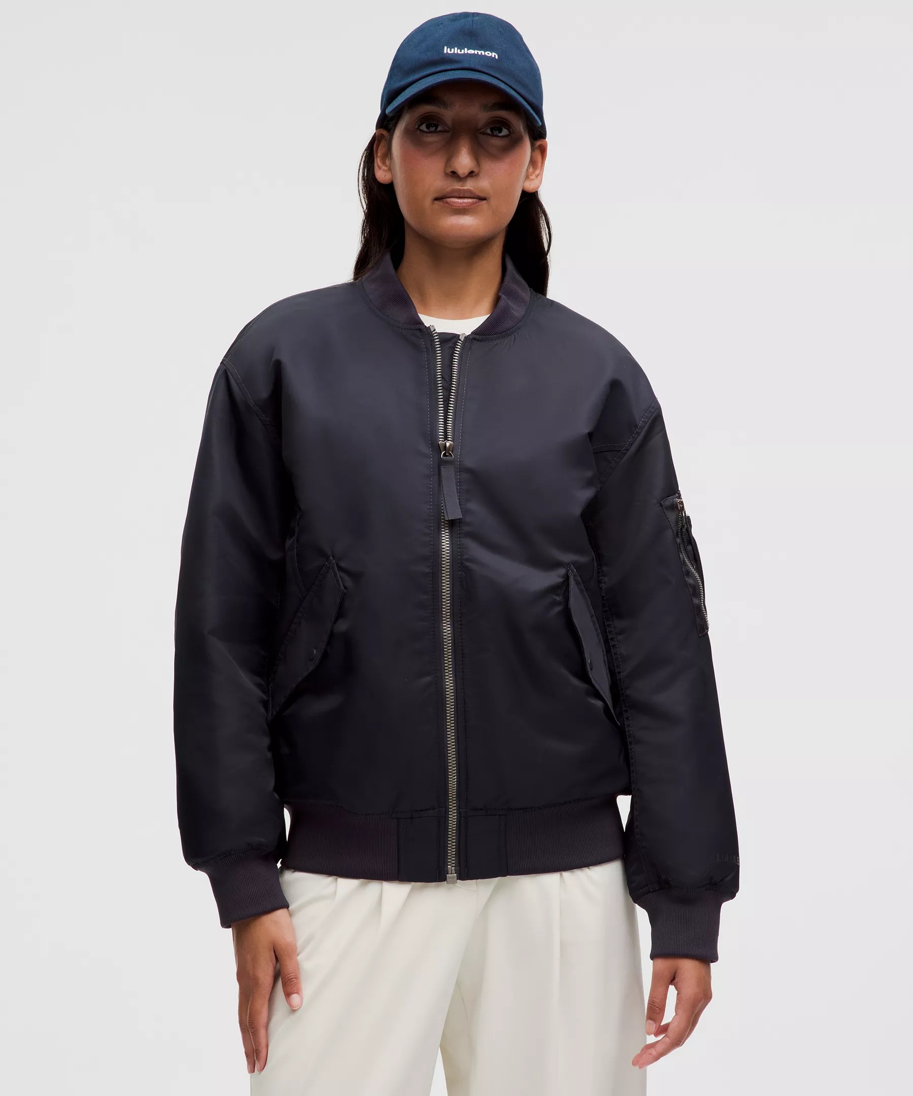 Oversized Insulated Flight Jacket - 1