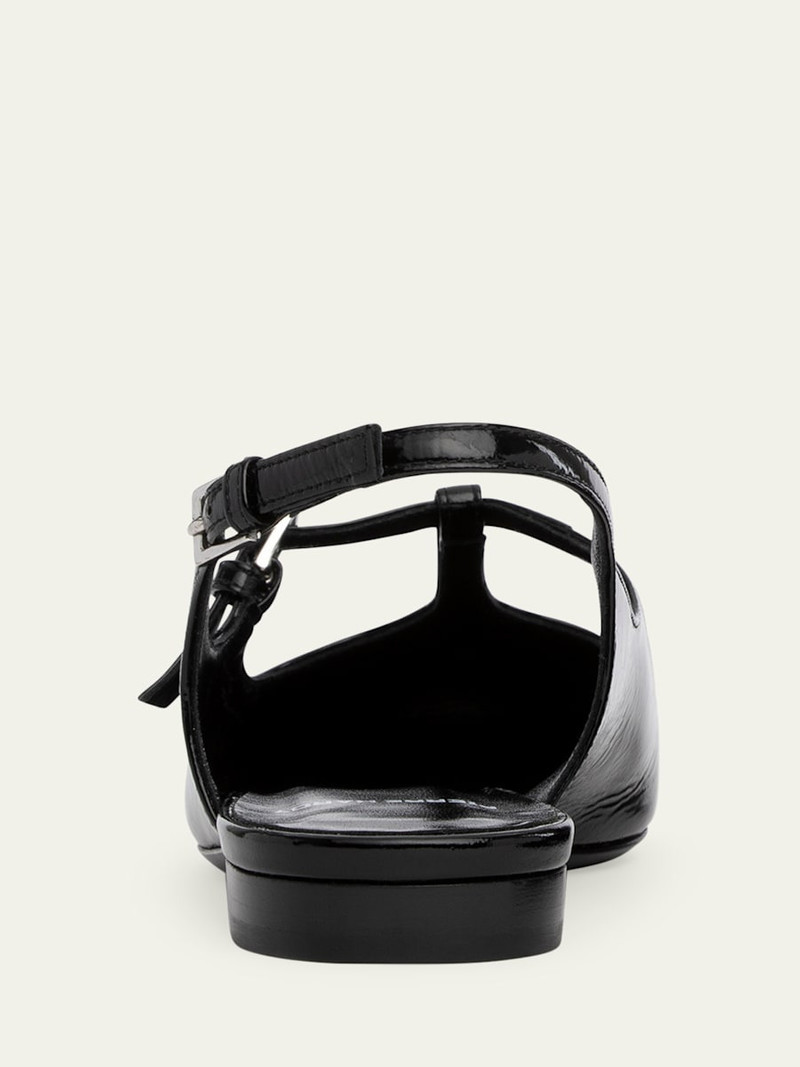 Pierre Hardy Mia Patent Leather Mary Jane Slingback Flats outlook
