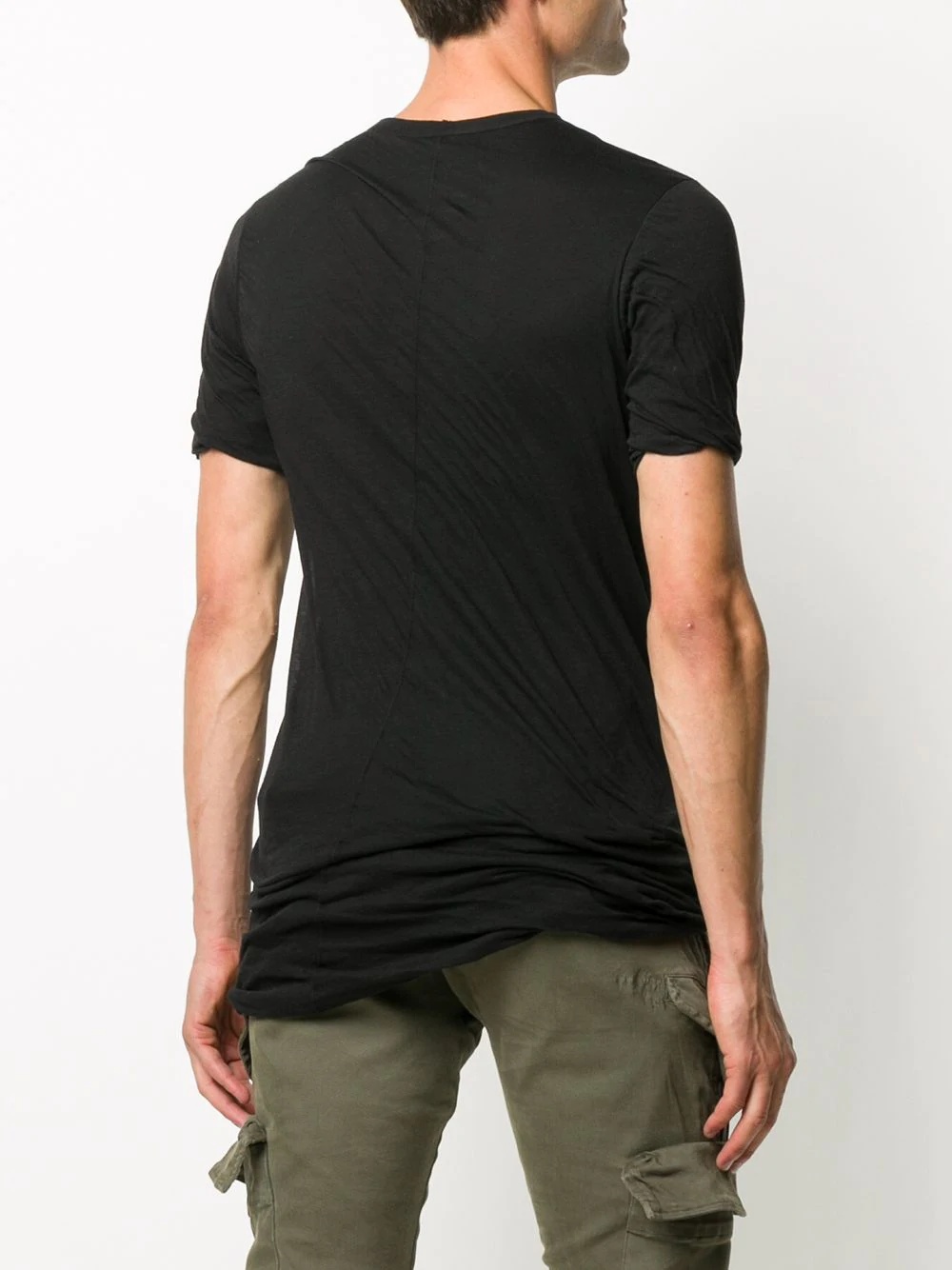 plain fitted T-shirt - 4