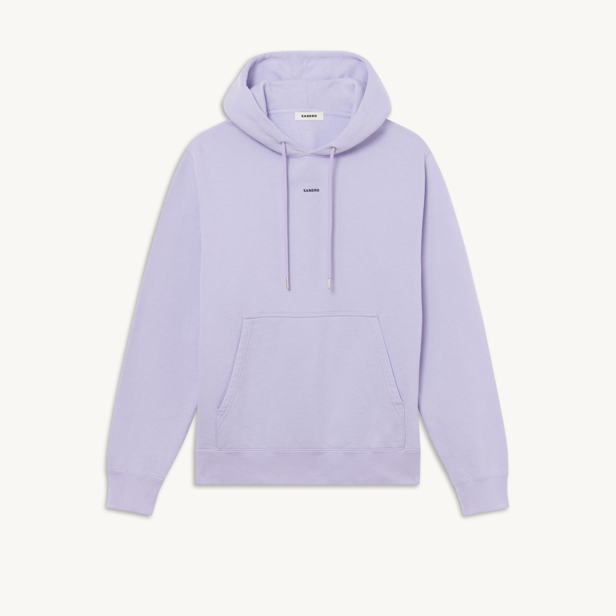 Hoodie sweatshirt with logo embroidery - 1