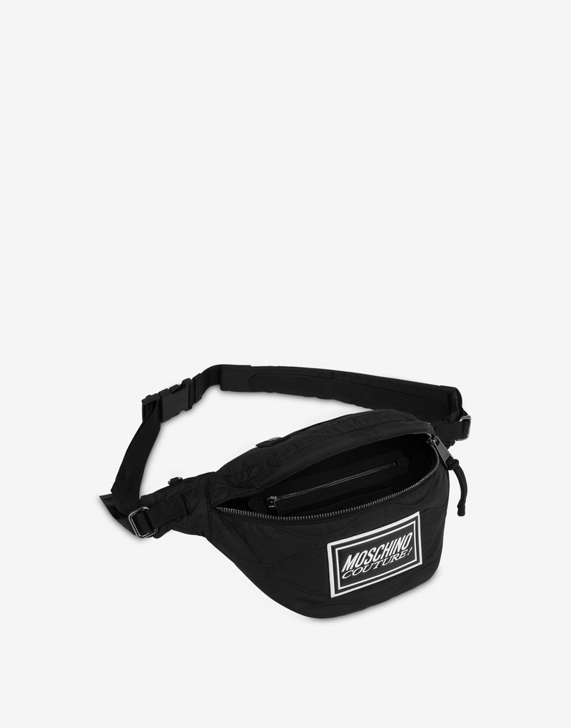 ITALIC LOGO NYLON BELT BAG 3