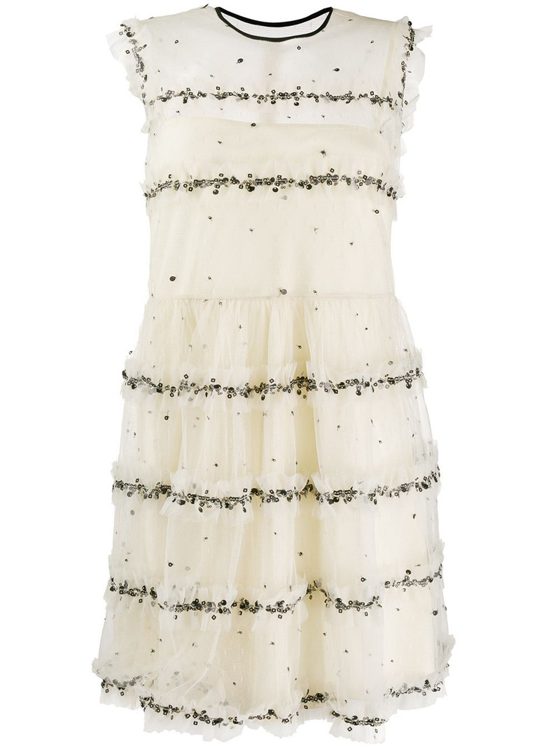 tulle tiered mini dress 1