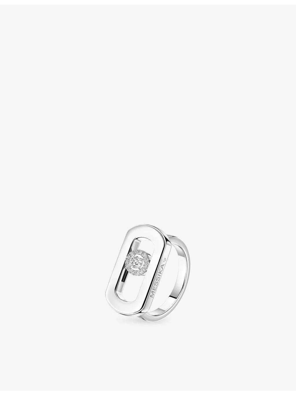 So Move 18ct gold and 0.1ct diamond ring - 1