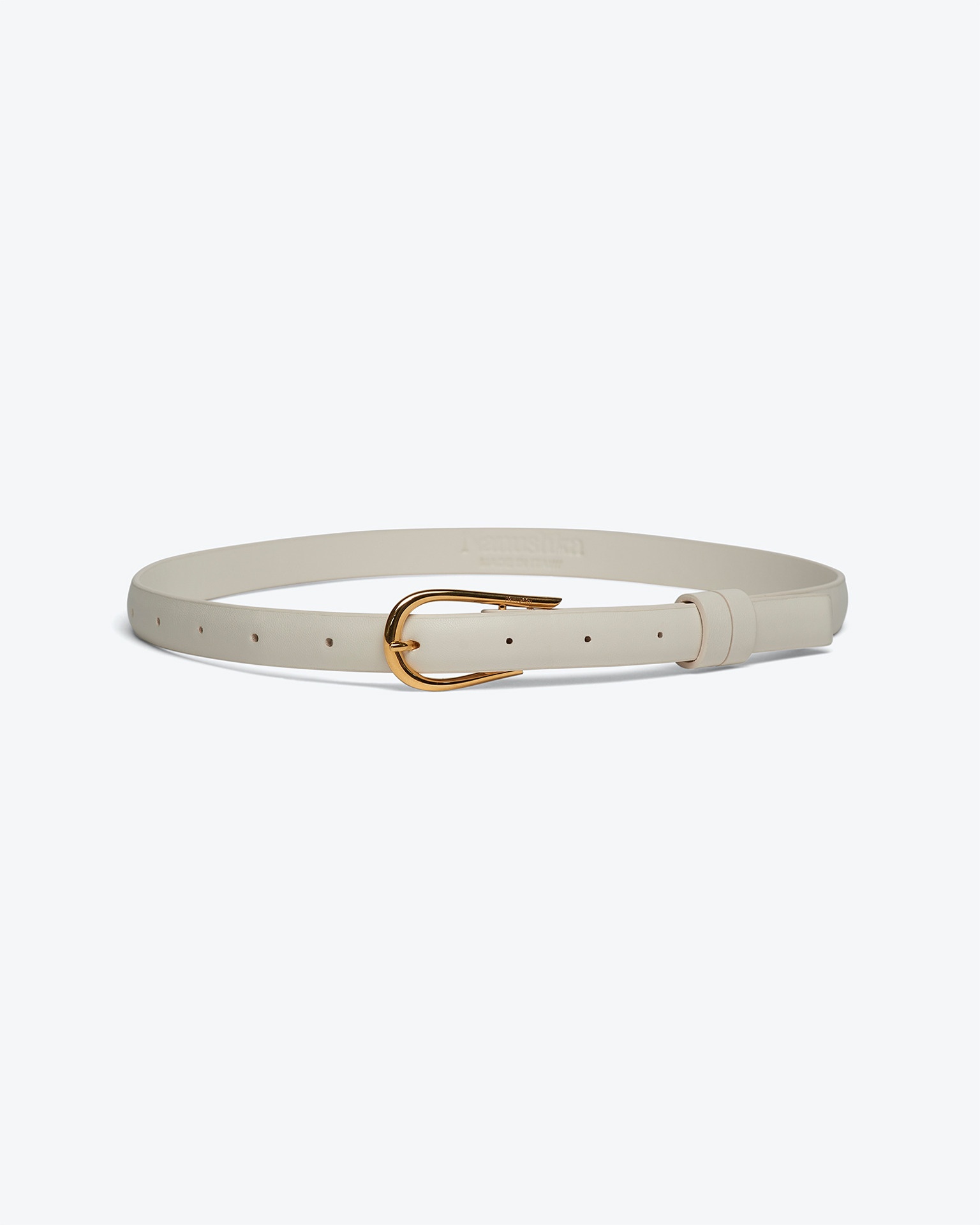 SELENE - Alt-nappa belt - Off-white - 1