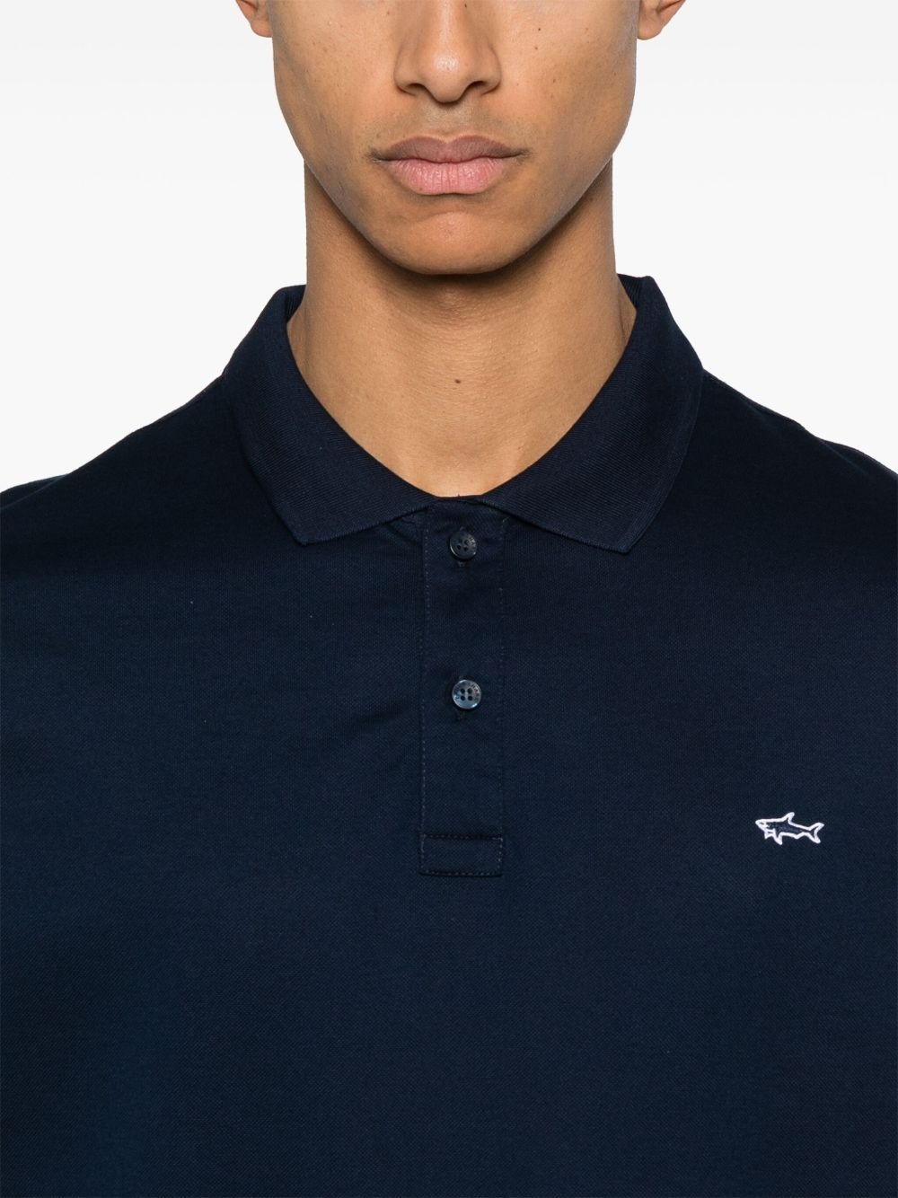 piqué cotton polo shirt - 4