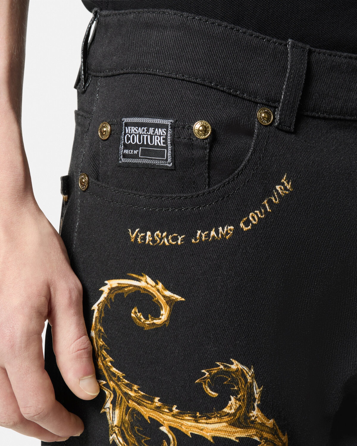 Chromo Couture Slim-Fit Jeans - 3