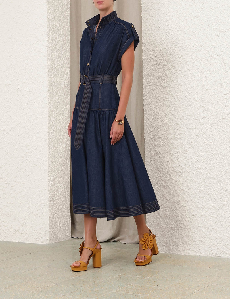 DENIM MIDI DRESS 3